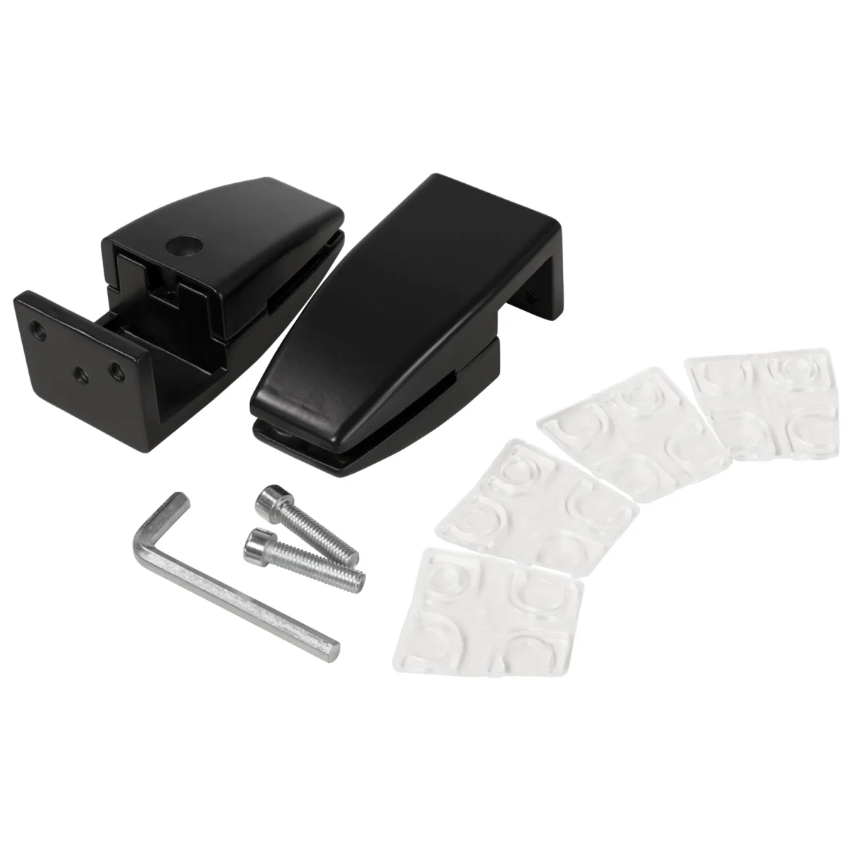Trennwand-Set imstande, 1x Akustik-Trennwand 60x40cm, 1x Clip schwarz, 2er-Pack – Bild 4