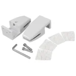 Trennwand-Set imstande, 1x Akustik-Trennwand 60x40cm, 1x Clip weiß, 2er-Pack – Bild 4