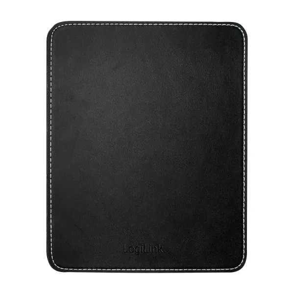 Mauspad im Lederdesign, schwarz