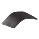 Mauspad im Lederdesign, schwarz – Bild 3