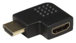 HDMI-Adapter, HDMI Stecker -> HDMI Buchse, rechtwinklig