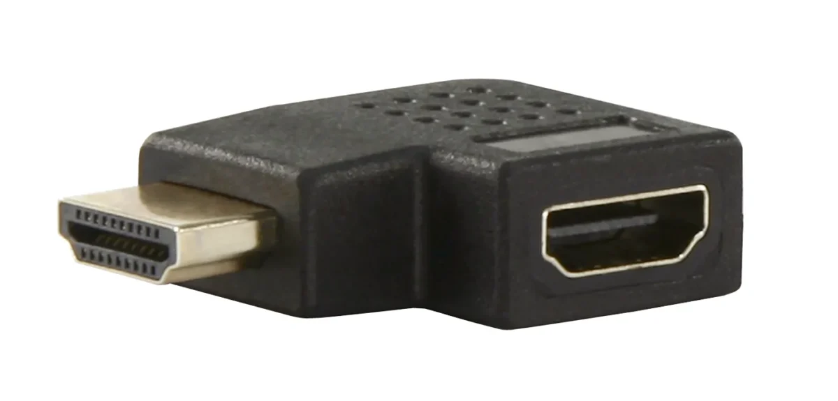 HDMI-Adapter, HDMI Stecker -> HDMI Buchse, rechtwinklig – Bild 3