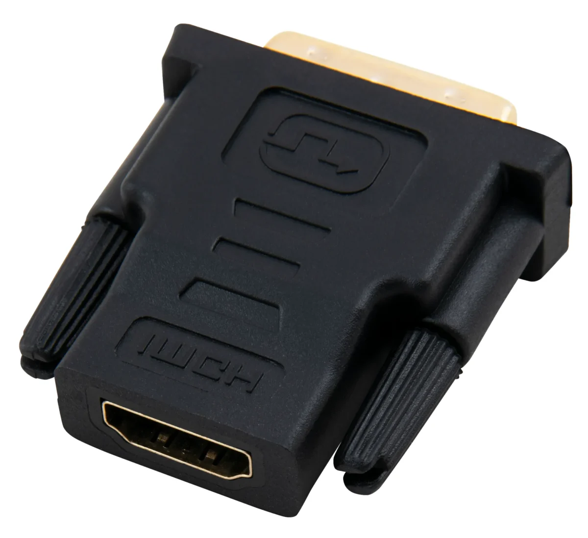 HDMI-Adapter HOLLYWOOD, HDMI Kupplung auf DVI Stecker, vergoldete Kontakte – Bild 2