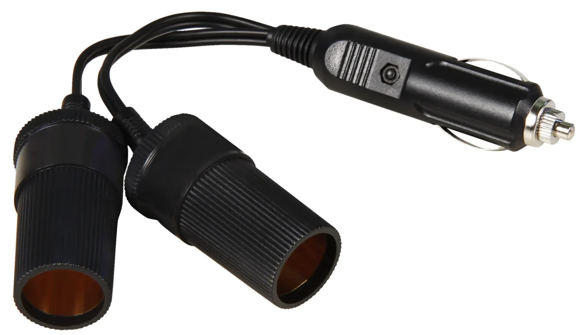 Kfz 2-Geräte-Verteiler, 12V, 20cm Kabel, max. 1,2A – Bild 1