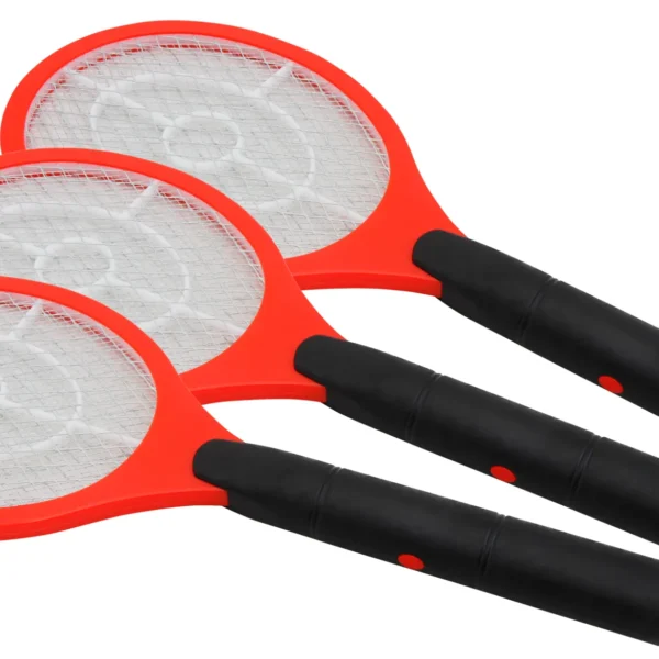 Elektrische Fliegenklatsche McPower, 2x Mignon (AA), 46x17cm, rot, 3er-Pack
