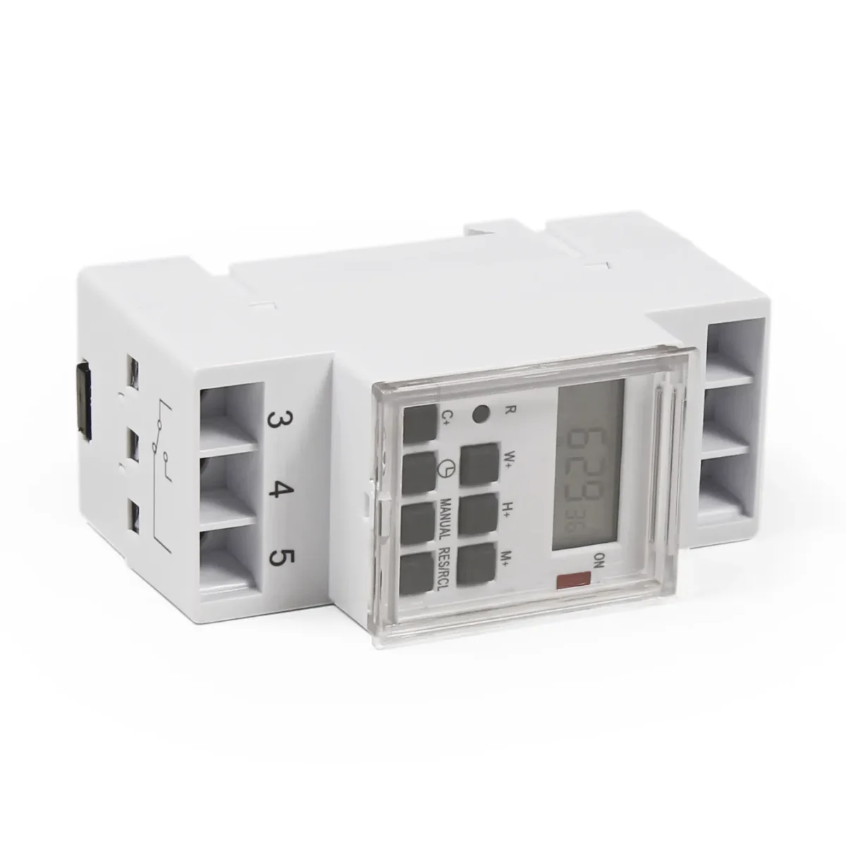 Digitale Zeitschaltuhr McPower "STE-3" 7 Tage, 230V für Schalttafel-Einbau,3600W – Bild 1