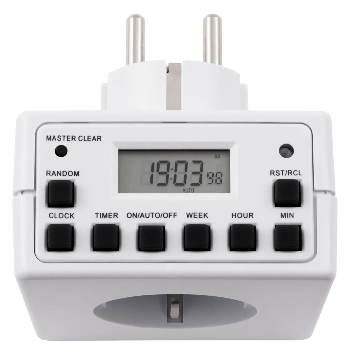 Digitale Zeitschaltuhr McPower "AZ-53" 2er-Pack, 10 Programme, 12/24Std Zyklus – Bild 3