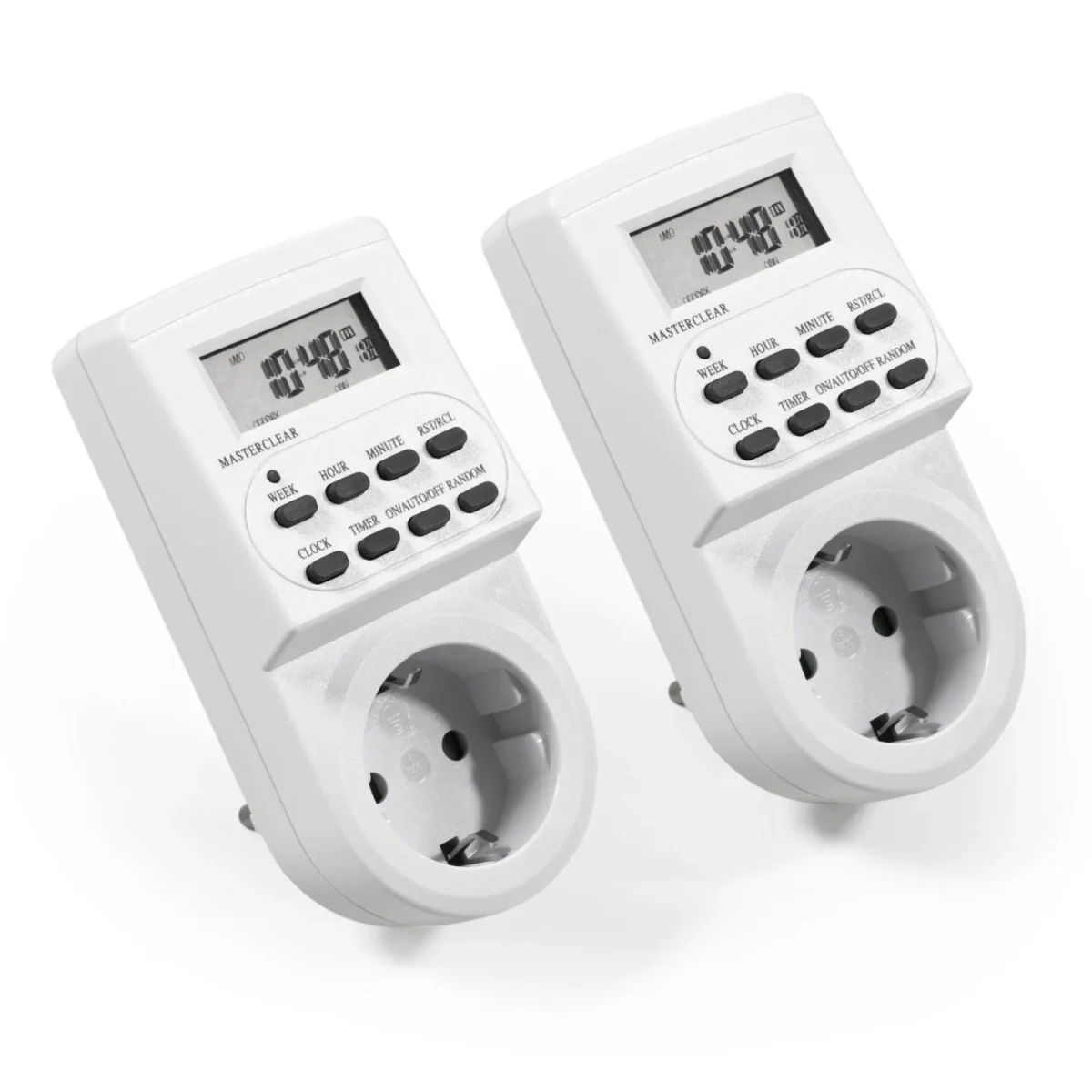 Digitale Zeitschaltuhr McPower "AZ-62" 2er-Pack, 10 Programme, 12/24Std Zyklus – Bild 1