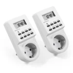 Digitale Zeitschaltuhr McPower "AZ-62" 2er-Pack, 10 Programme, 12/24Std Zyklus