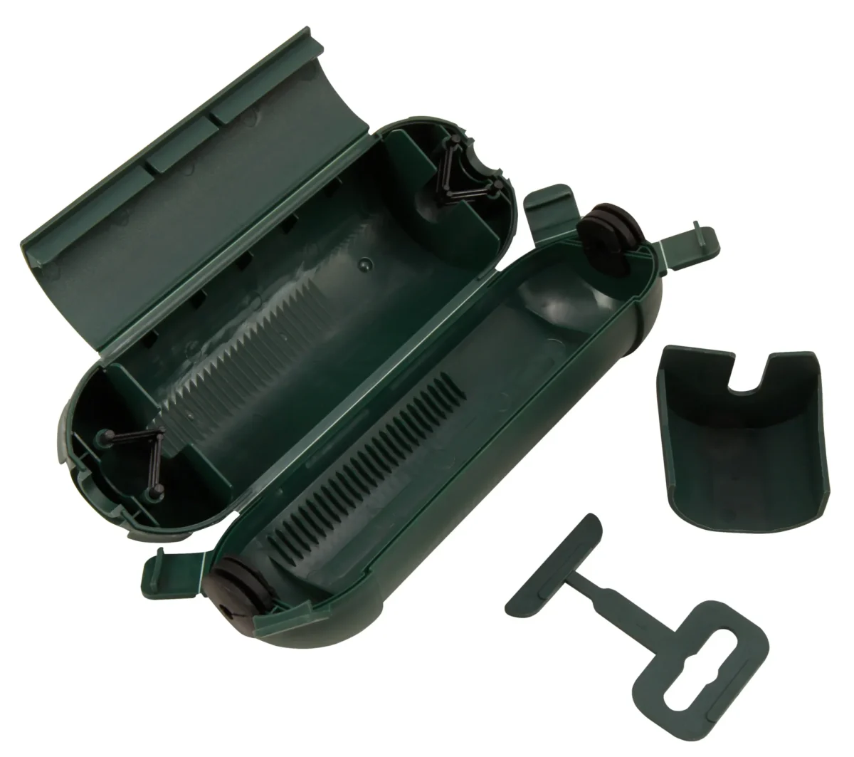 Sicherheits-Schutzbox McPower für Kabel, IP44, grün – Bild 2