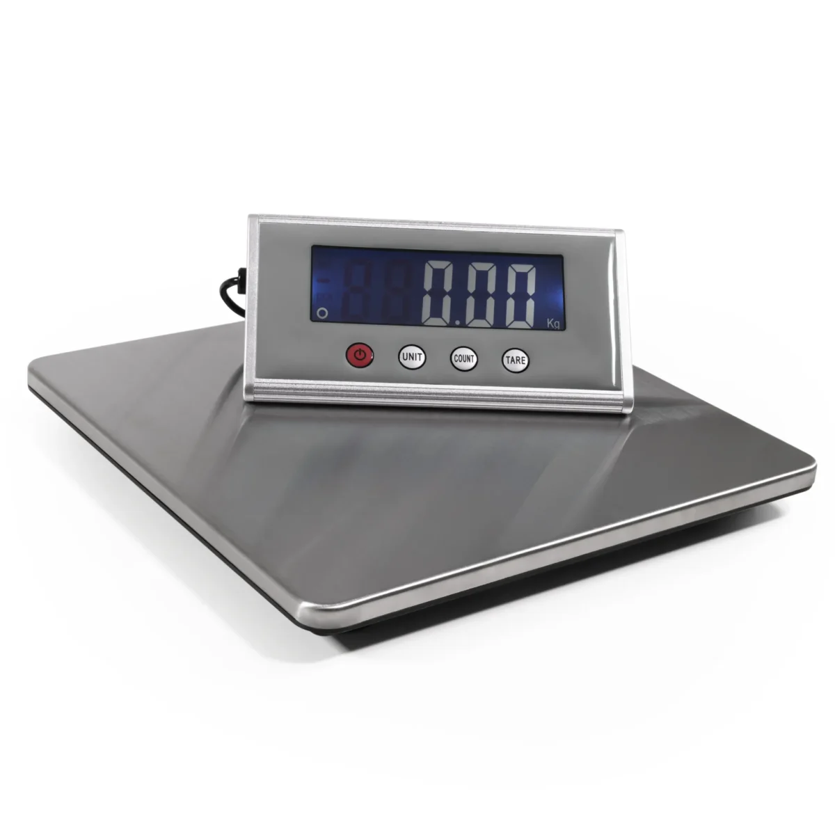 Paketwaage McPower "PW-200" 200g - 200kg, 27x27cm Edelstahl-Platte – Bild 1