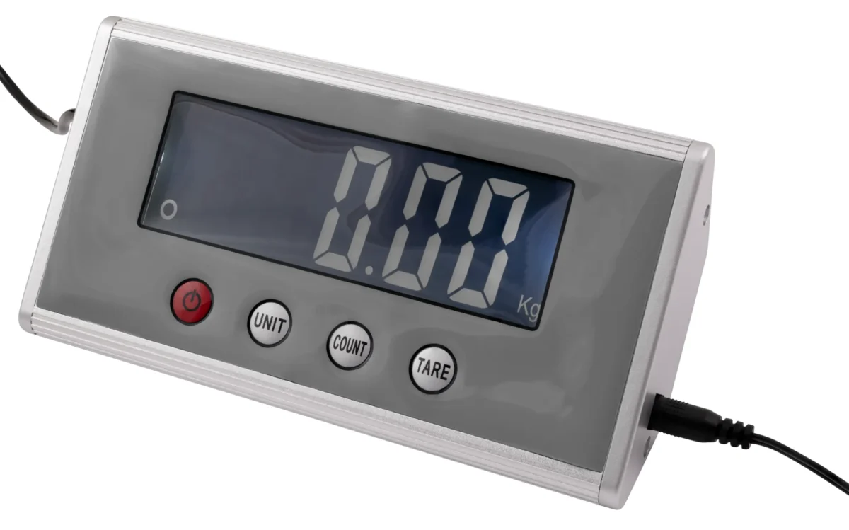 Paketwaage McPower "PW-200" 200g - 200kg, 27x27cm Edelstahl-Platte – Bild 3