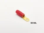HA67R-50 Ringösen 10 mm 4 mm 50 STK. Rot
