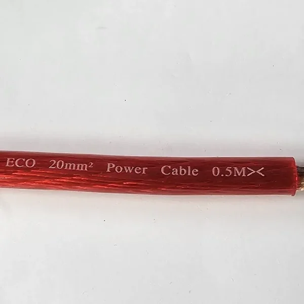 Stromkabel 20 mm Rot