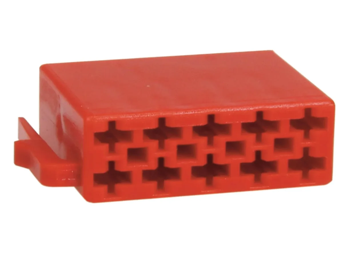 ISO Gehäuse 10 - PIN Farbe rot – Bild 1