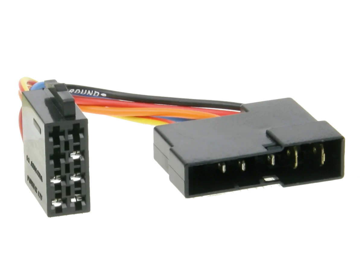 ISO Adapterkabel DIN-Buchse ISO Stecker Strom – Bild 2