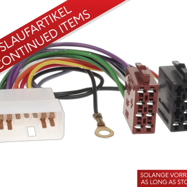 ISO Adapterkabel Subaru Justy ISO Norm
