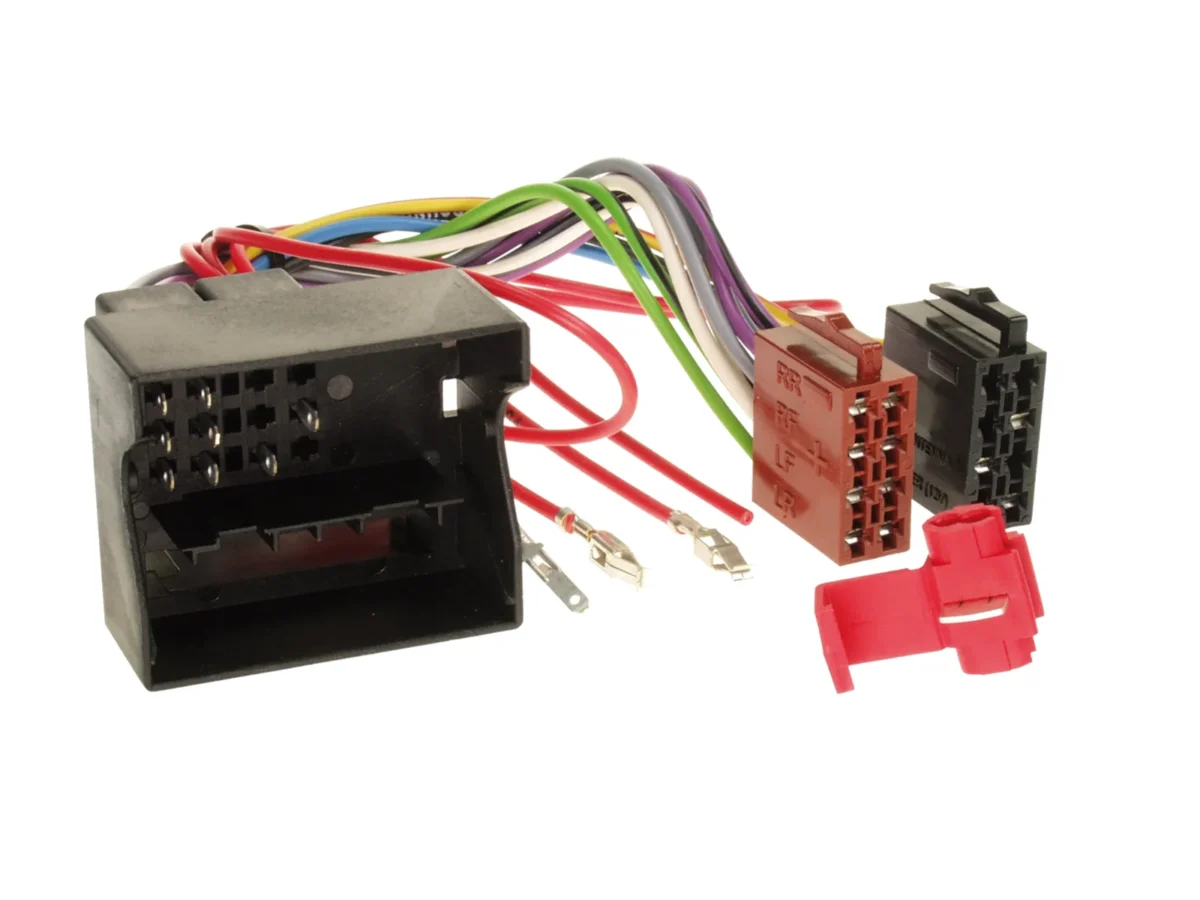 Spezifischer Stecker ISO Adapterkabel für Audi, Seat, Sk Quadlock Stecker – Bild 1