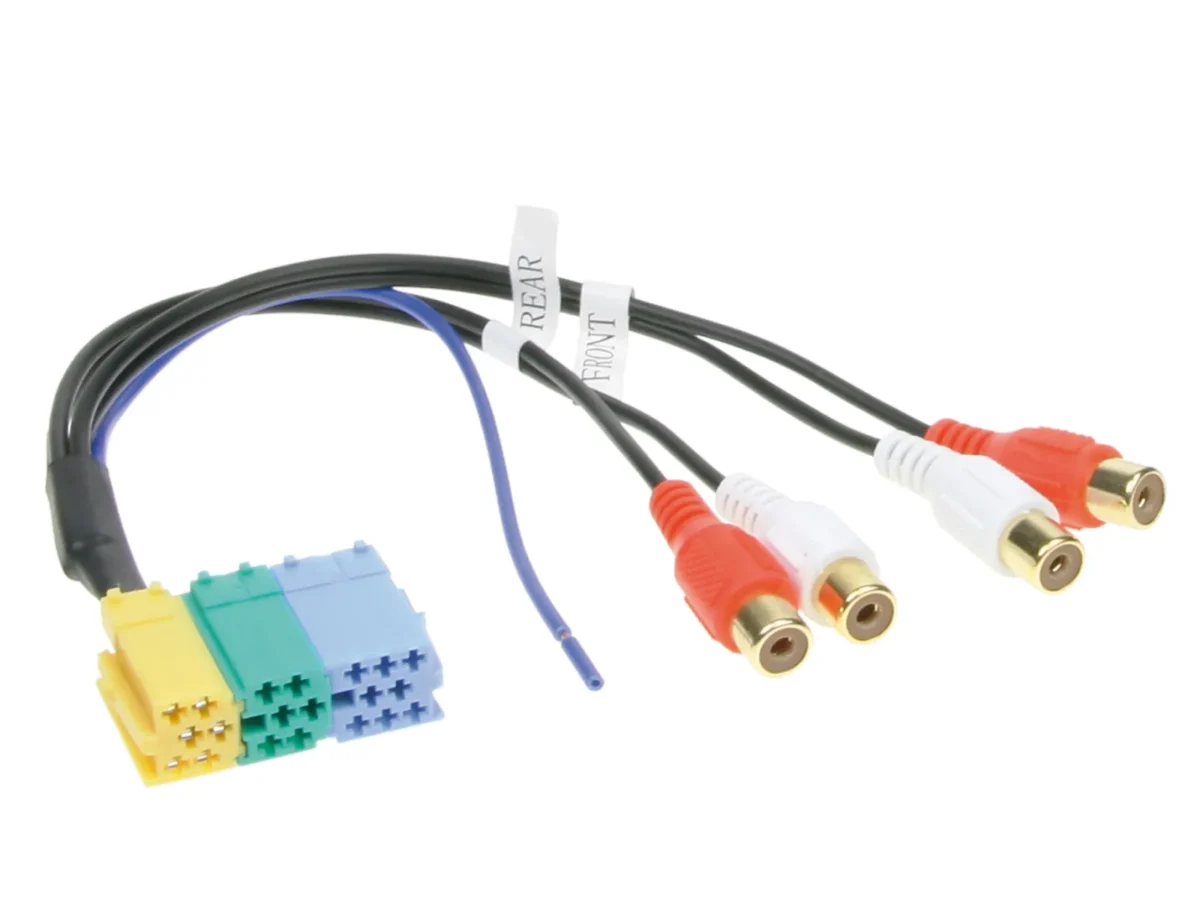 Vorverstärkeradapter Mini ISO Cinch – Bild 1