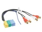 Vorverstärkeradapter Mini ISO Cinch