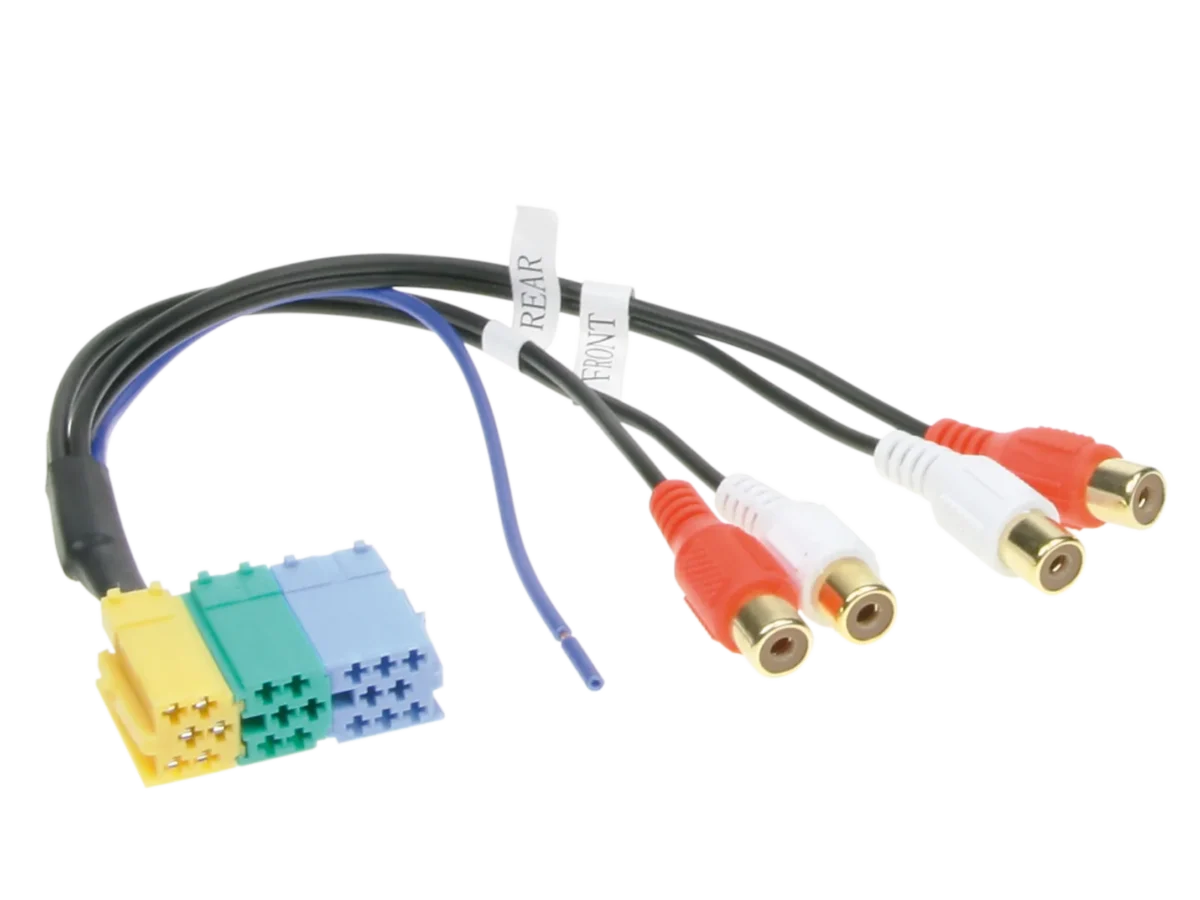 Vorverstärkeradapter Mini ISO Cinch – Bild 2