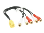 Vorverstärkeradapter Mini ISO Cinch