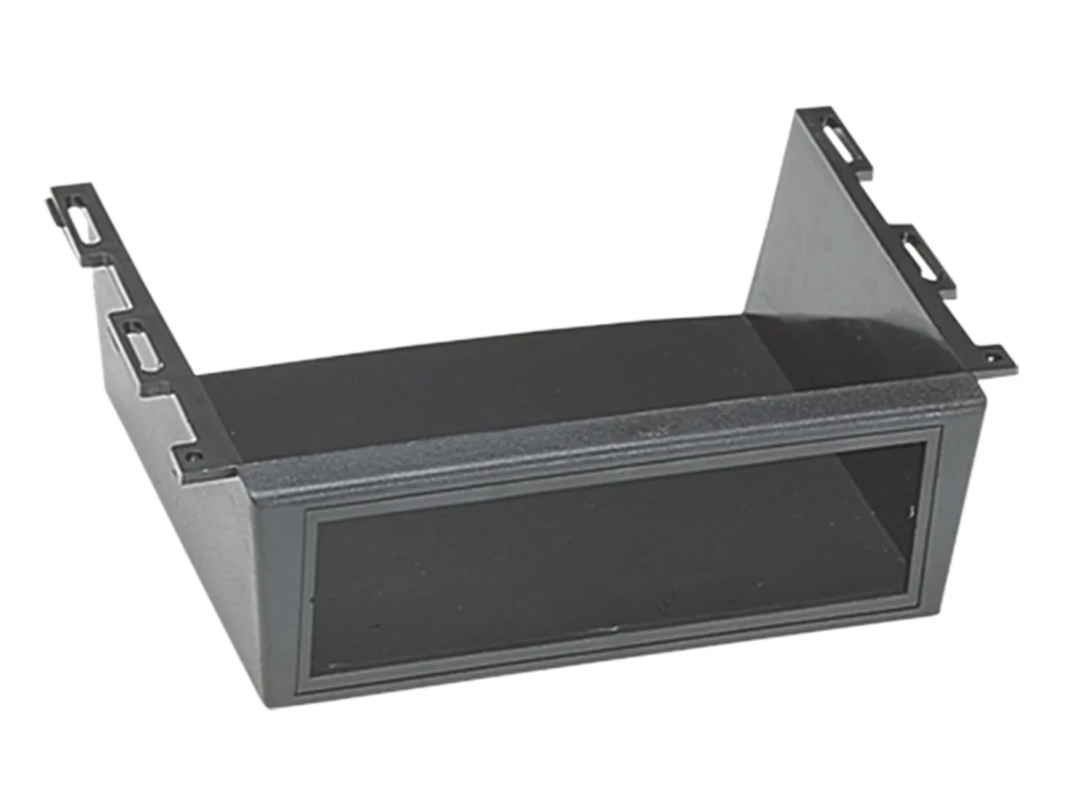 1-DIN Radioblende Universalmontage schwarz – Bild 1