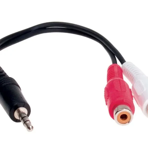 Klinkenstecker 3,5mm Cinchbuchse 20cm