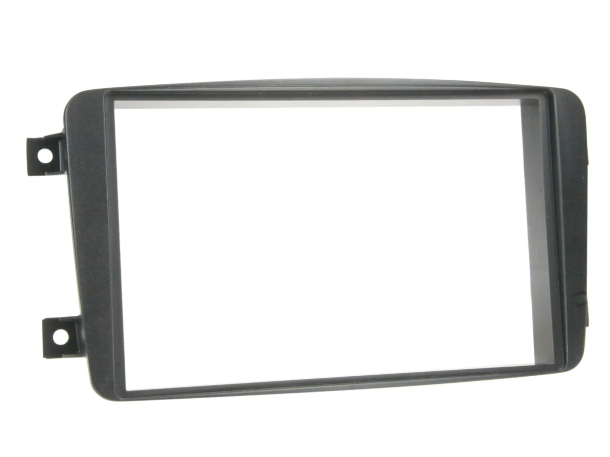 2-DIN Radioblende Mercedes diverse Fahrzeuge schwarz – Bild 1