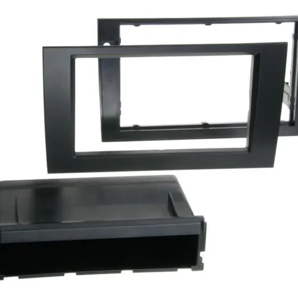2-DIN RB mit Fach Audi A4 / Seat Exeo schwarz