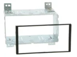 Radioblende KIA Carnival VQ 2006-11 2DIN schwarz Installer Kit