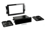 2-DIN Radioblende mit Fach Chrysler/Doge/Jeep Klavierlack