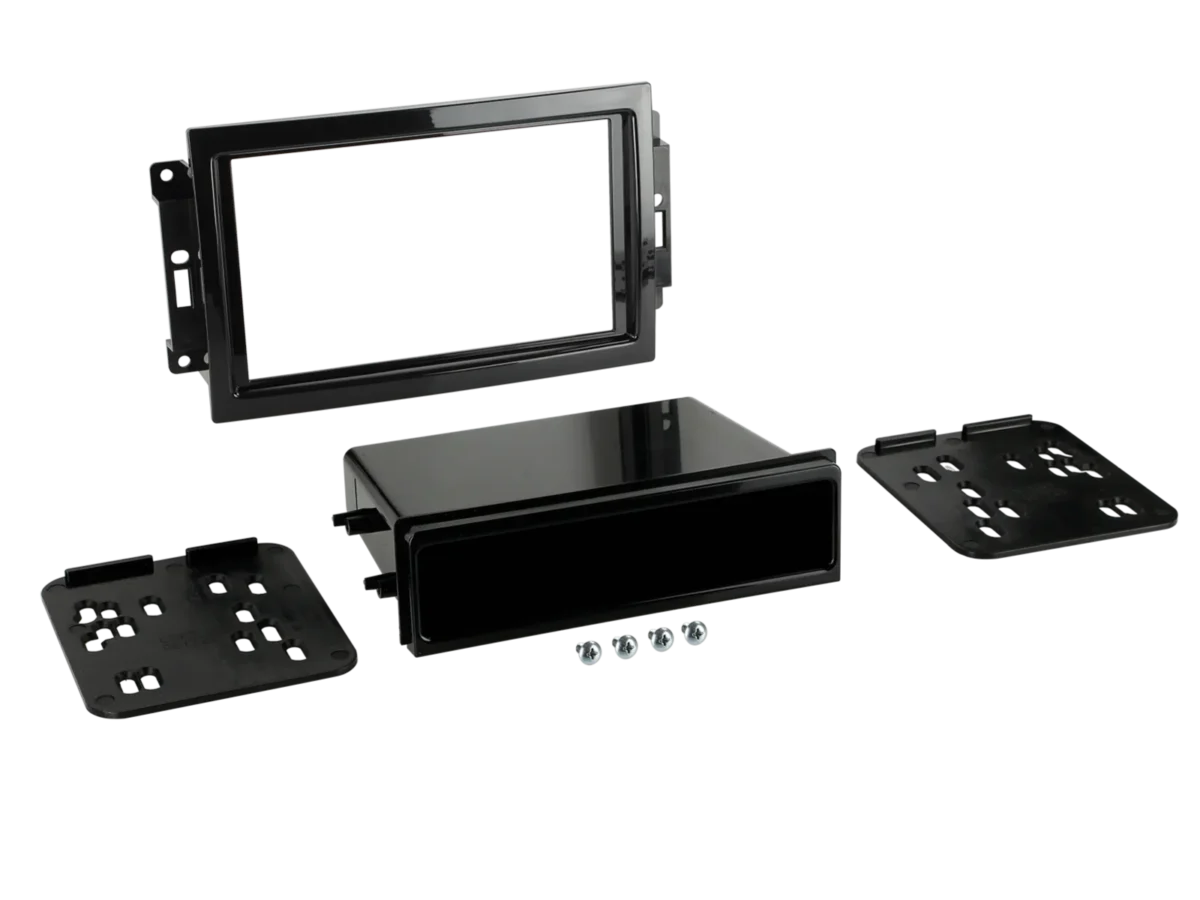 2-DIN Radioblende mit Fach Chrysler/Doge/Jeep Klavierlack – Bild 2