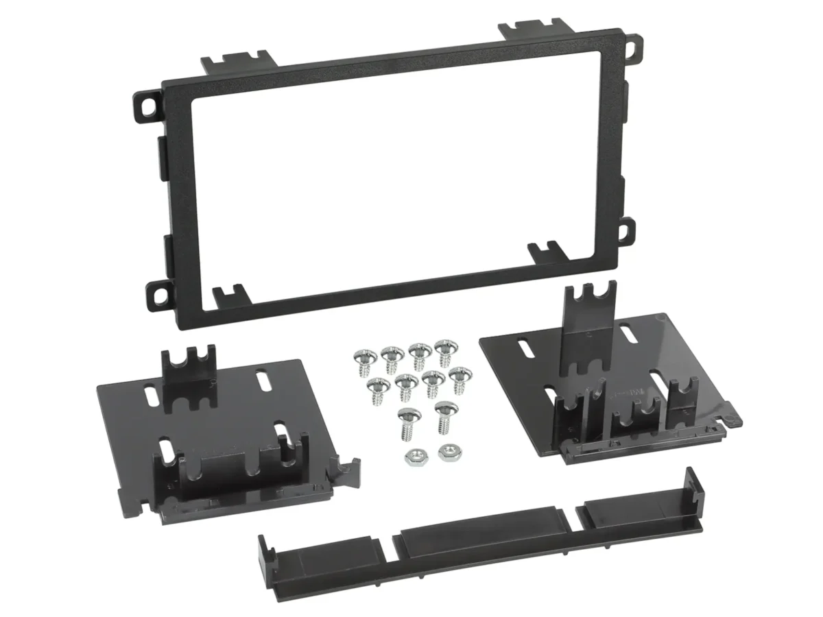 2-DIN Radioblende GM/Isuzu/Hond/aSuzuki/Toyota schwarz – Bild 1