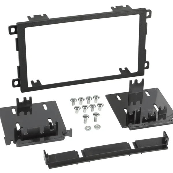 2-DIN Radioblende GM/Isuzu/Hond/aSuzuki/Toyota schwarz