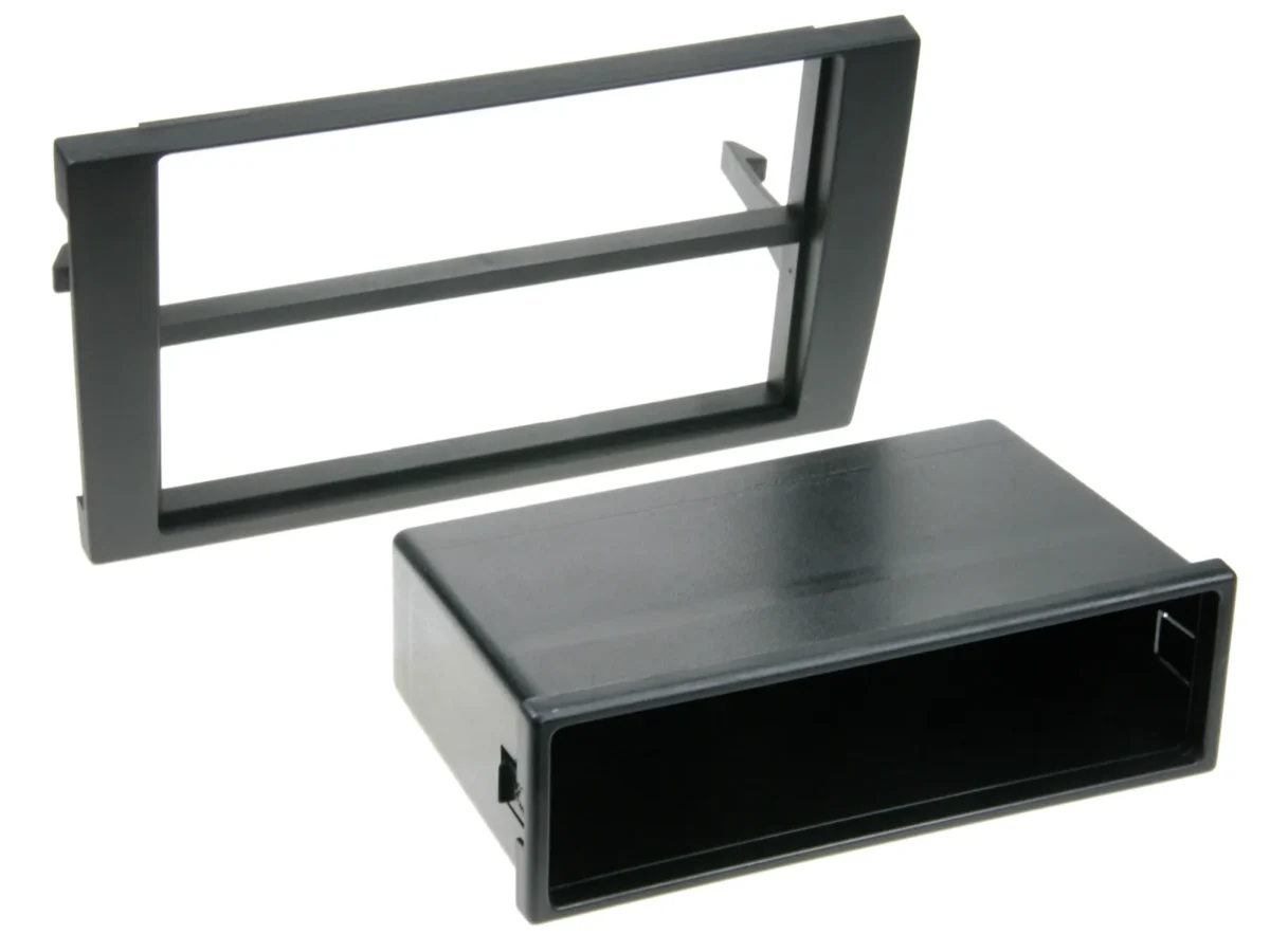 2-DIN RB mit Fach Audi A4 B6 / B7 / Seat Exeo schwarz – Bild 1