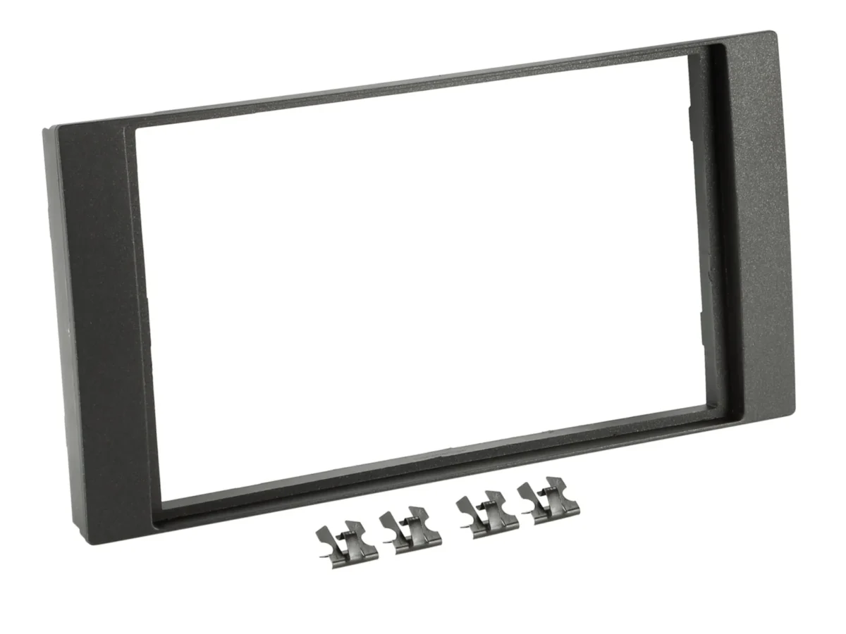 2-DIN Radioblende Ford diverse Fahrzeuge schwarz – Bild 1