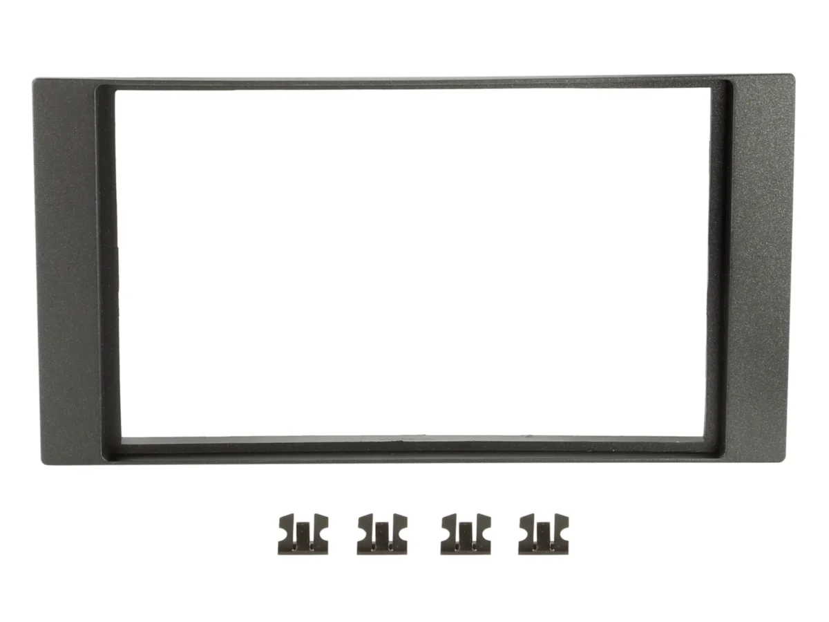 2-DIN Radioblende Ford diverse Fahrzeuge schwarz – Bild 2