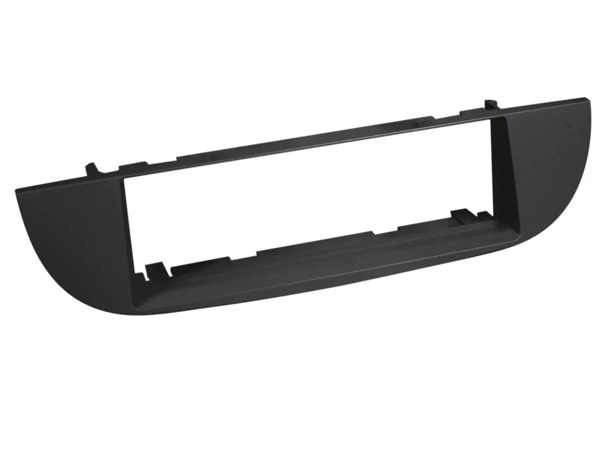 1-DIN Radioblende Fiat 500 10/2007-07/2015 schwarz – Bild 1