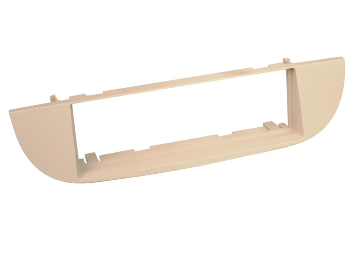 1-DIN Radioblende Fiat 500 10/2007-07/2015 beige – Bild 1