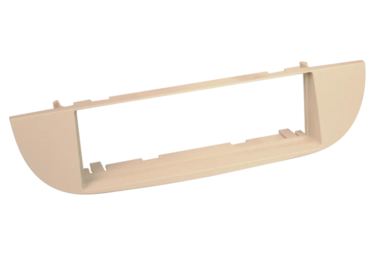 1-DIN Radioblende Fiat 500 10/2007-07/2015 beige – Bild 2