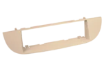1-DIN Radioblende Fiat 500 10/2007-07/2015 beige – Bild 2