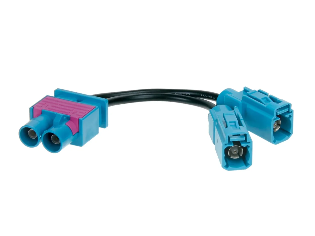 Antennenadapter Doppel-FAKRA m 2 x Fakra Z w – Bild 1