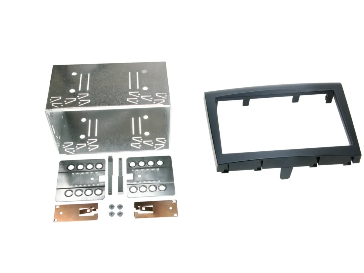 2-DIN Radioblende Porsche 911/Boxster/Cayman schwarz – Bild 1