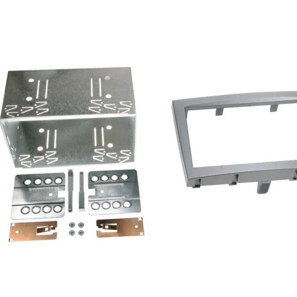 2-DIN Radioblende Porsche 911/Boxster/Cayman vulkangrau