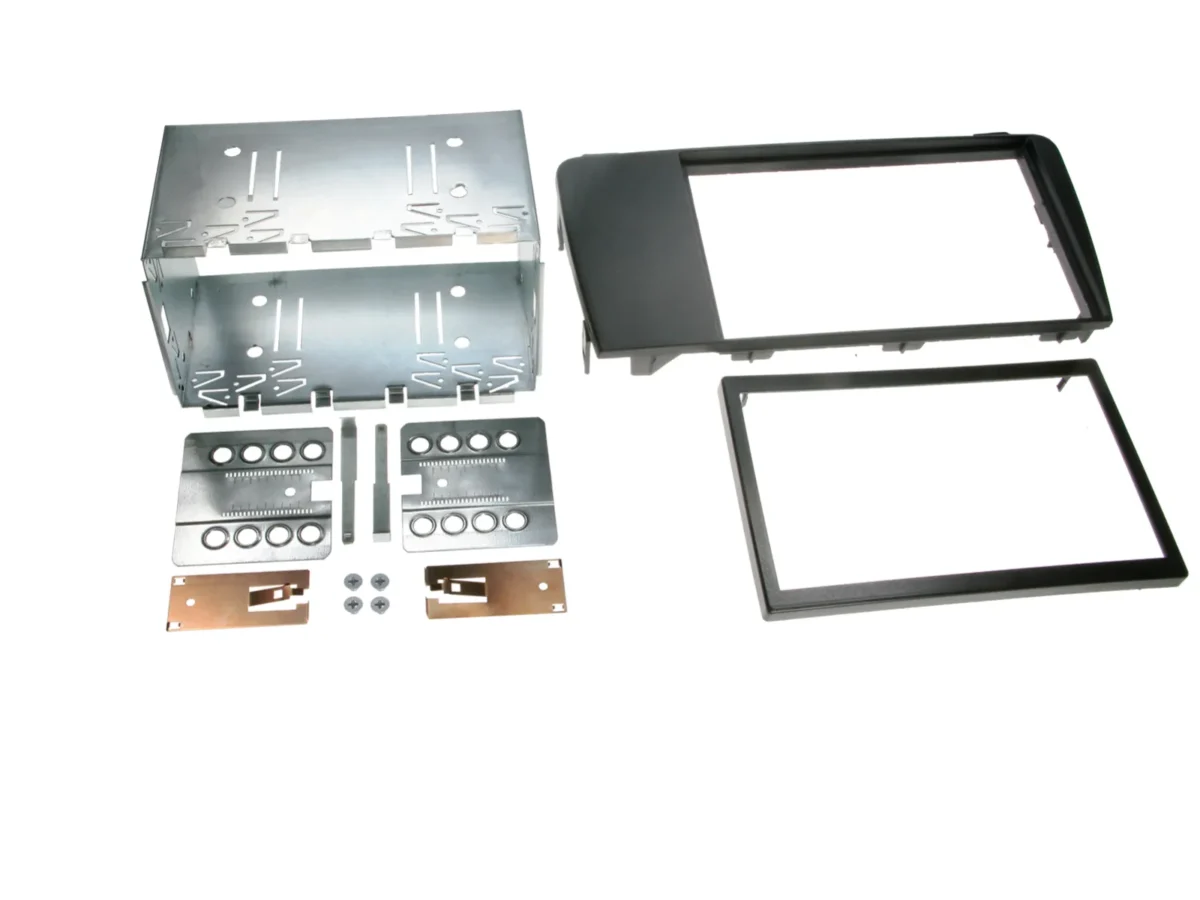 2-DIN Radioblende Volvo S60/V60/S70/V70/XC70 schwarz – Bild 1