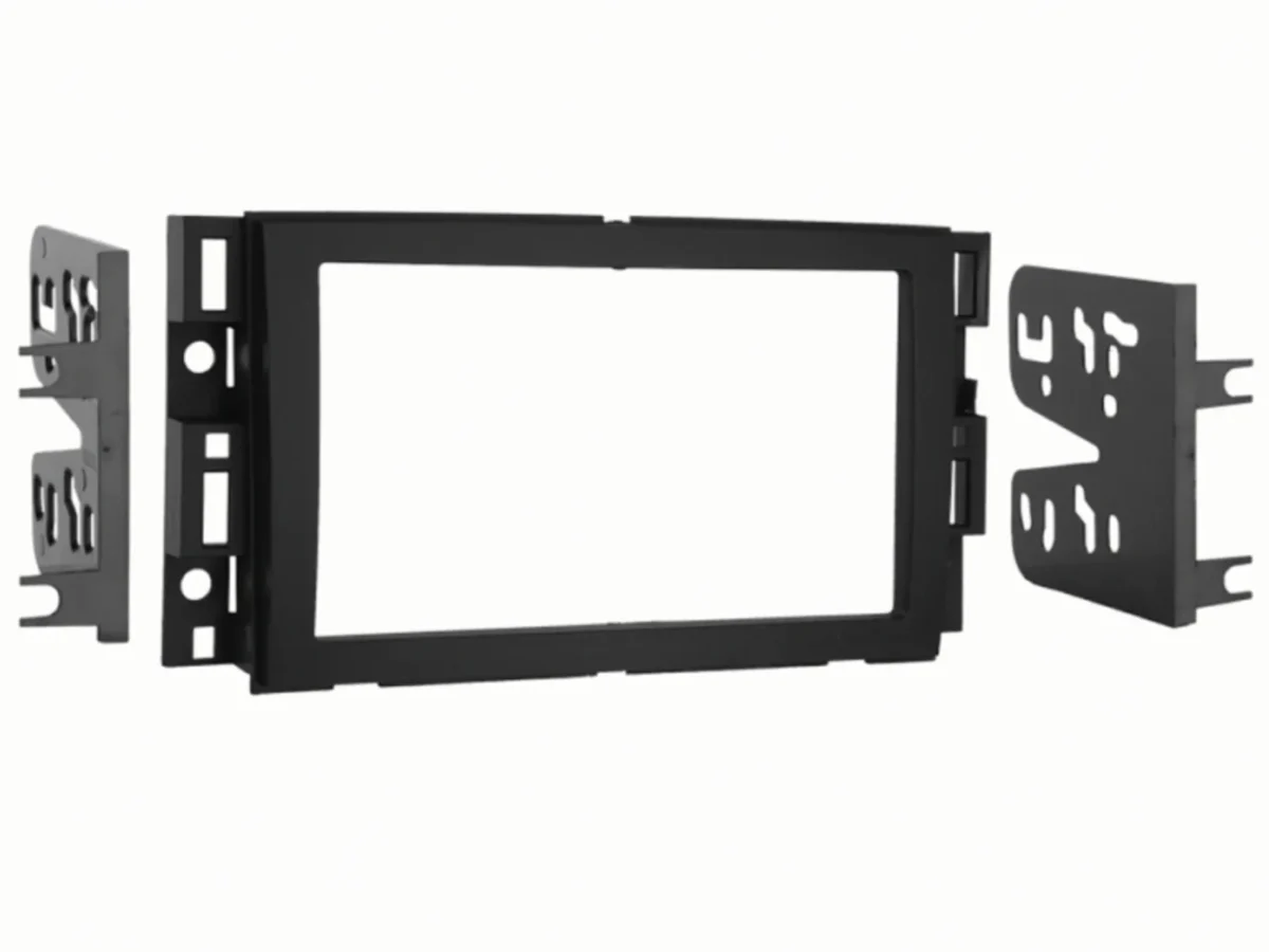 2-DIN Radioblende GM diverse Fahrzeuge schwarz – Bild 1
