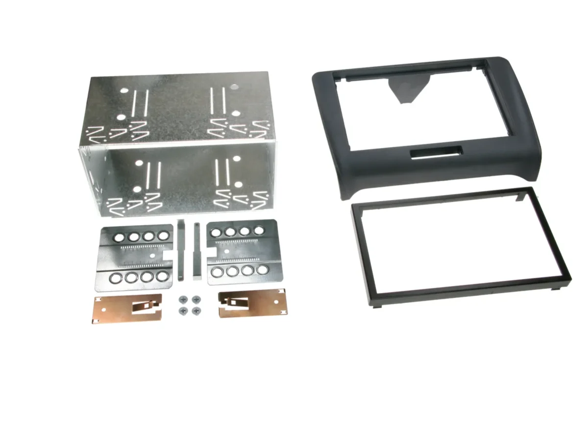 2-DIN Radioblende Audi TT8J 04/2006-03/2014 schwarz – Bild 1