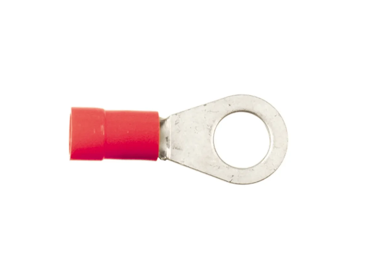 Ringkabelschuh 0,5mm-1,0mm/8,4mm rot 100 Stück – Bild 1