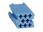Mini ISO Gehäuse 8 - PIN Farbe blau – Bild 2